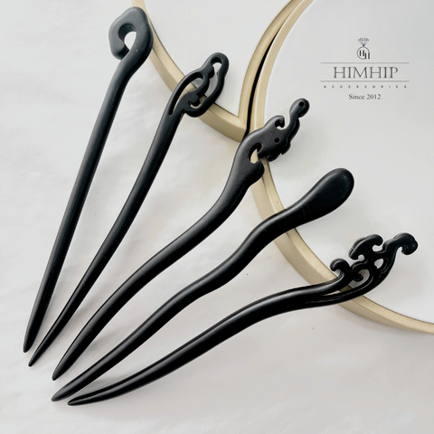 Trâm Cài HimHip Độc Mộc Thanh Yên Kèm Hộp 18.5cm