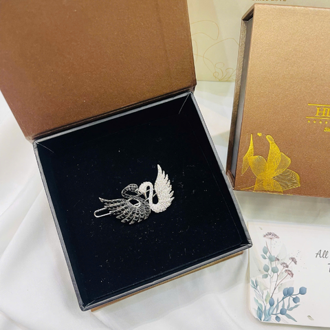 Set Quà 8/3 HimHip Kẹp Mái Kèm Túi Hộp Thiệp - 90