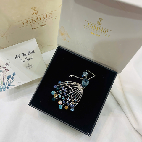 Set Quà 8/3 HimHip Cài Áo Kèm Túi Hộp Thiệp - 1112