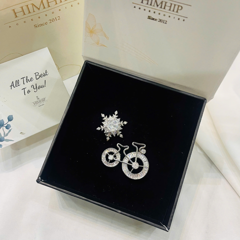 Set Quà 8/3 HimHip Cài Áo Kèm Túi Hộp Thiệp - 1114