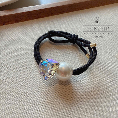 Dây Buộc Tóc HimHip Phale Tam Giác 1.7cm Phối Giả Trai 1.5cm