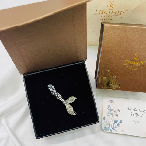 Set Quà 8/3 HimHip Kẹp Mái Kèm Túi Hộp Thiệp - 118