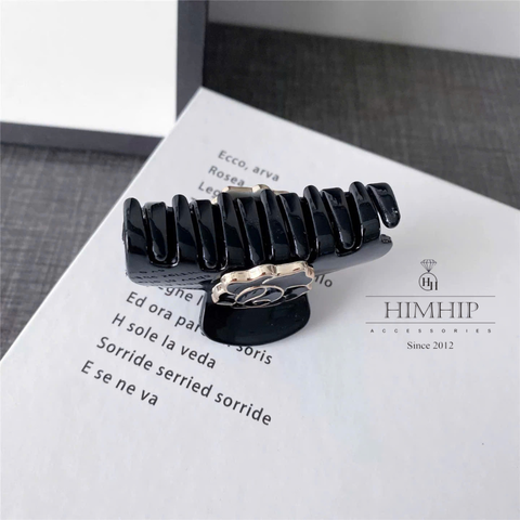 Kẹp Càng Cua HimHip Composite Đính Mặt Hoa Hồng Thanh Lịch 12 Răng 5.3*3.5