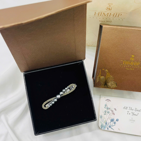 Set Quà 8/3 HimHip Kẹp Mái Kèm Túi Hộp Thiệp - 117