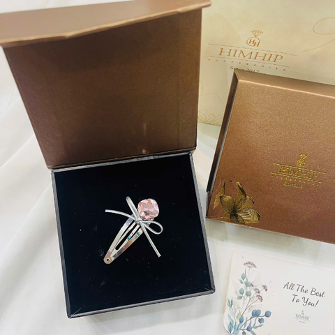 Set Quà Valentine 8/3 HimHip Kẹp Mái Kèm Túi Hộp Thiệp - 129