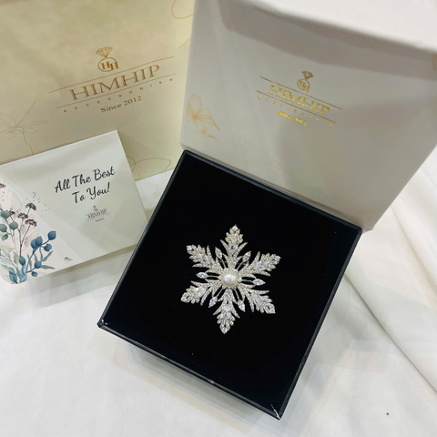 Set Quà 8/3 HimHip Cài Áo Kèm Túi Hộp Thiệp - 1109