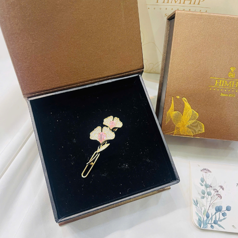 Set Quà Valentine 8/3 HimHip Kẹp Mái Kèm Túi Hộp Thiệp - 108