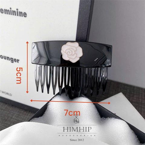Xước HimhHip Composite Mặt Hoa Hồng Thanh Lịch 12 Răng 5*7cm