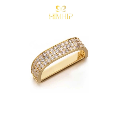 Cài Khăn MiRa HimHip HKCC  Đính Mặt Phale Sang Trọng 2.6x1.6cm