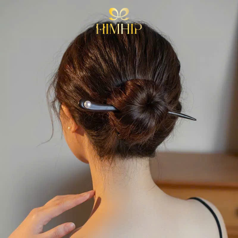 Trâm Cài Tóc HimHip Nguyệt Mộc Châu 14,5x1.3cm Kèm Hộp Phụ Kiện Áo Dài