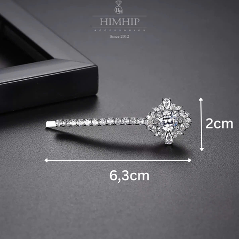 Kẹp Mái HimHip HKCC Ánh Sao Băng Lấp Lánh 6.3x2cm