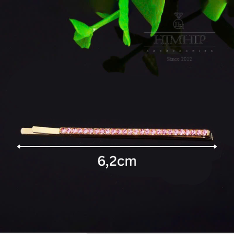 Kẹp Mái HimHip Phale Hồng Hai Kiểu Xinh Xắn 6.2cm