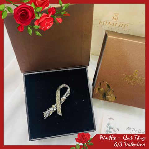 Set Quà 8/3 HimHip Kẹp Mái Kèm Túi Hộp Thiệp - 126