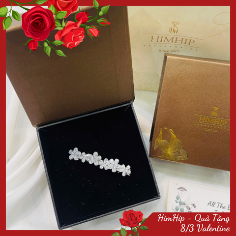 Set Quà 8/3 HimHip Kẹp Mái Kèm Túi Hộp Thiệp - 123