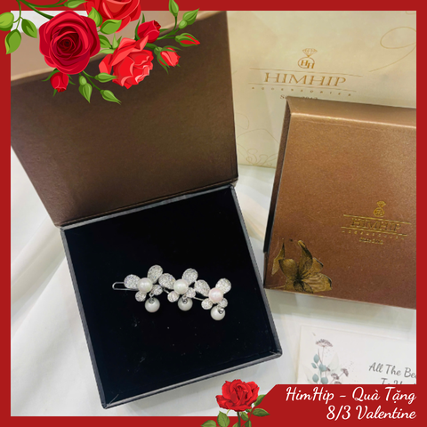 Set Quà 8/3 HimHip Kẹp Mái Kèm Túi Hộp Thiệp - 94