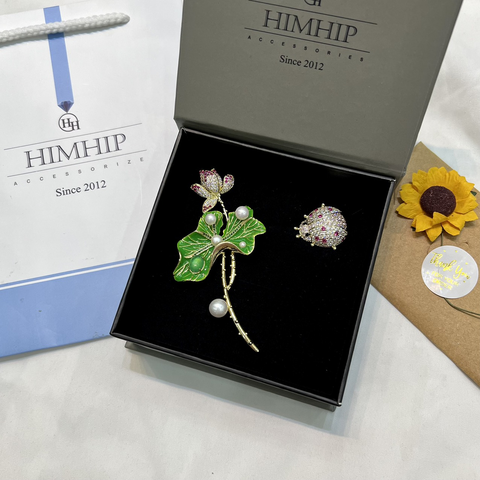 Set Cài Áo - 391 (Combo đã bao gồm túi hộp thiệp)