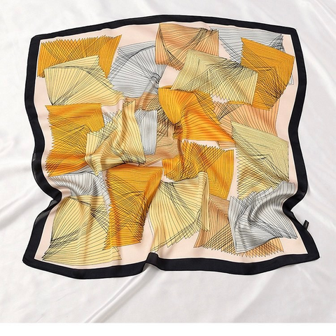 Set Quà Tặng Khăn Lụa Vuông Khổ 70 Kèm Cài Áo - 195 (Combo đã bao gồm túi hộp thiệp)