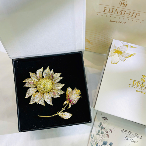 Set Quà HimHip Cài Áo Kèm Túi Hộp Thiệp - 917