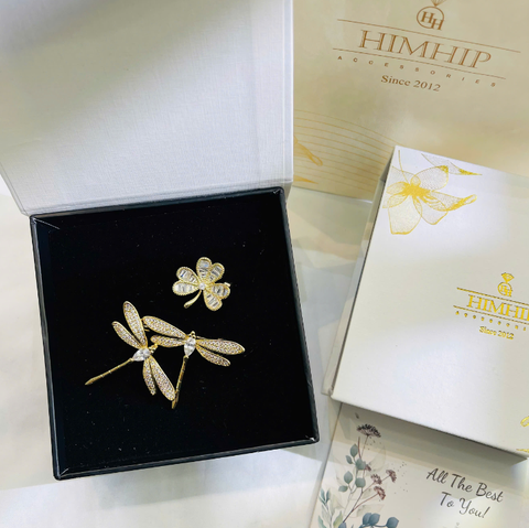 Set Quà HimHip Cài Áo Kèm Túi Hộp Thiệp - 927