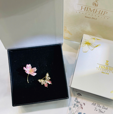 Set Quà HimHip Cài Áo Kèm Túi Hộp Thiệp - 961