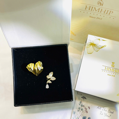 Set Quà HimHip Cài Áo Kèm Túi Hộp Thiệp - 982