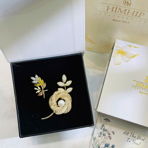 Set Quà HimHip 20/10 Cài Áo Kèm Túi Hộp Thiệp - 992