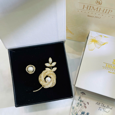 Set Quà HimHip 20/10 Cài Áo Kèm Túi Hộp Thiệp - 993