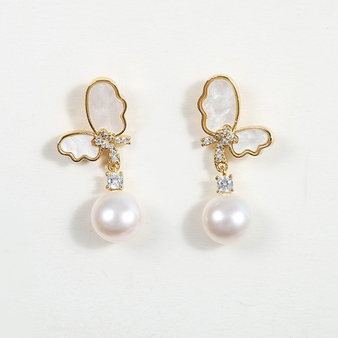 Set Quà HimHip 20/10 Khuyên Tai & Cài Áo Kèm Túi Hộp Thiệp - 214