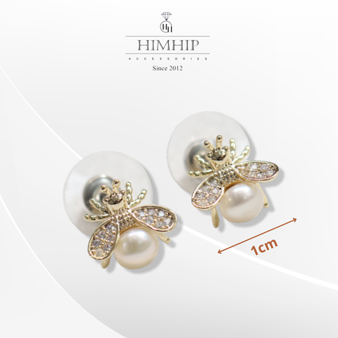 Set Quà HimHip Khuyên Tai & Cài Áo Kèm Túi Hộp Thiệp - 230
