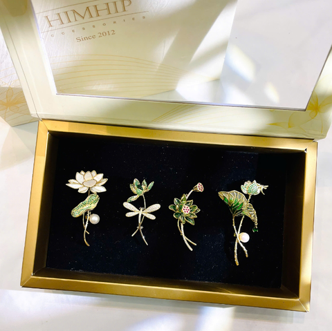 Set Cao Cấp HimHip Sen Xanh 