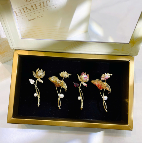 Set Quà HimHip Cài Áo Kèm Túi Hộp Thiệp - 1011