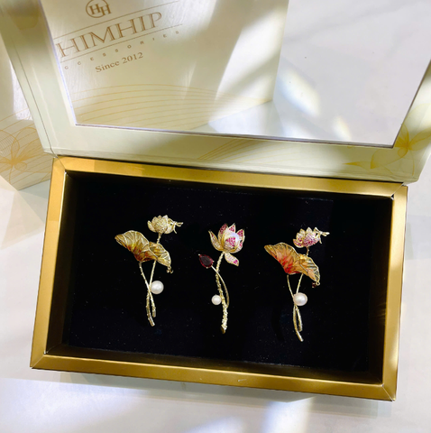 Set Quà HimHip Cài Áo Kèm Túi Hộp Thiệp - 1012