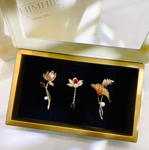 Set Quà HimHip Cài Áo Kèm Túi Hộp Thiệp - 1013