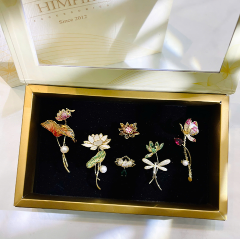 Set Quà HimHip Cài Áo Kèm Túi Hộp Thiệp - 1014