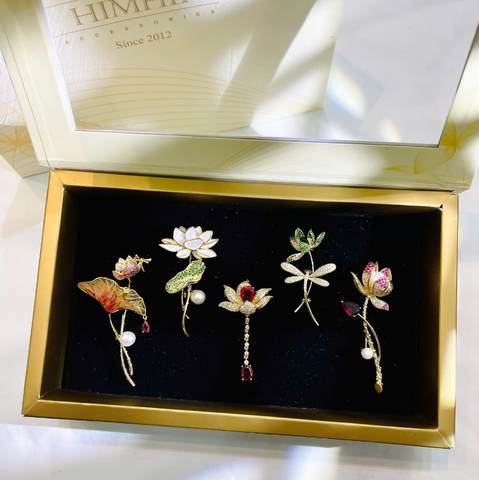 Set Quà HimHip Cài Áo Kèm Túi Hộp Thiệp - 1015