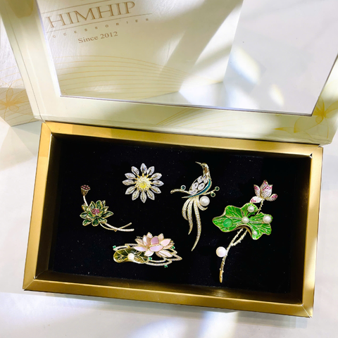 Set Quà HimHip Cài Áo Kèm Túi Hộp Thiệp - 1023