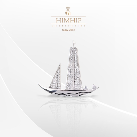 Set Quà HimHip 20/11 Khăn Lụa Vuông 70*70cm & Cài Áo Kèm Túi Hộp Thiệp - 1125