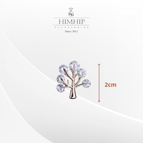 Set Quà HimHip Khăn Lụa Cao Cấp 53*53cm & Cài Áo Kèm Túi Hộp Thiệp - 1137