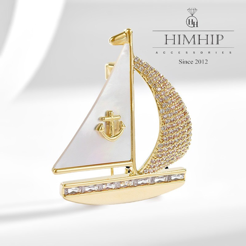 Set Quà HimHip 20/11 Khăn Lụa Vuông 70*70cm & Cài Áo Kèm Túi Hộp Thiệp - 1127