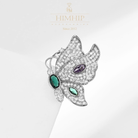 Set Quà 8/3 HimHip Kẹp Bấm & Cài Áo Kèm Túi Hộp Thiệp - 113