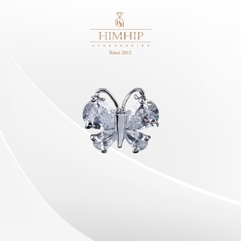 Pin Cài Áo HimHip Bướm Tinh Xảo HKCC Đính Phale