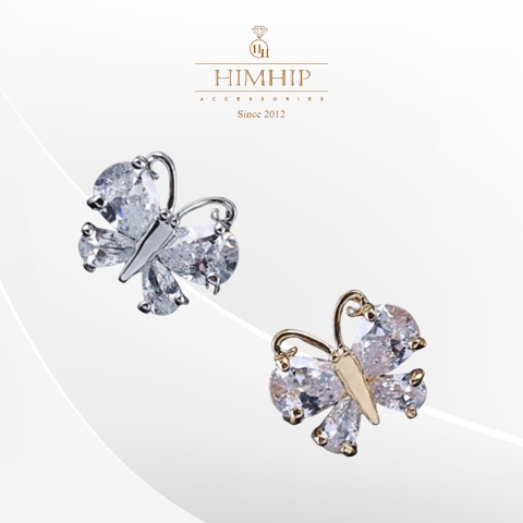 Pin Cài Áo HimHip Bướm Tinh Xảo HKCC Đính Phale