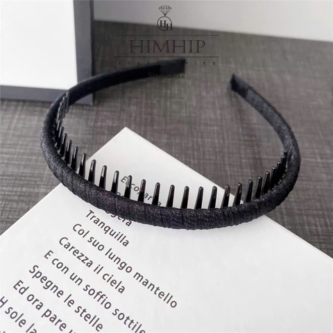 Bờm Tóc Tag HimHip Composite Xoắn Vải Thanh Lịch 1.3cm