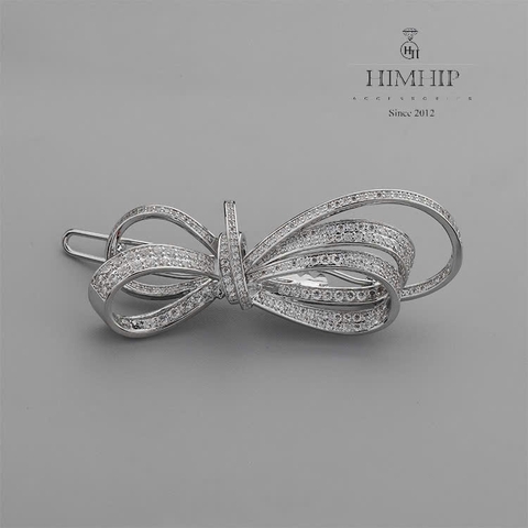 Set Quà 8/3 HimHip Khuyên Tai, Cài Áo & Kẹp Mái Kèm Túi Hộp Thiệp - 1167