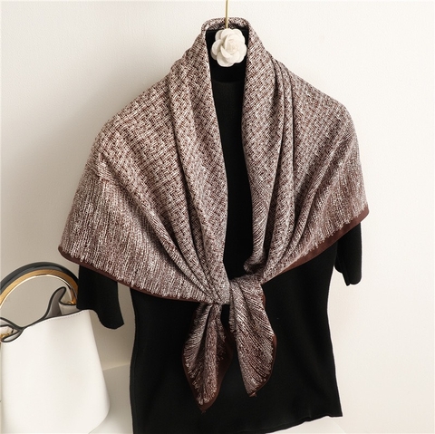 Khăn Lụa Cotton Khổ Vuông 90*90cm - 42