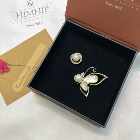 Set Cài Áo - 425 (Combo đã bao gồm túi hộp thiệp)