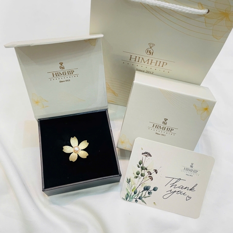 Set Quà Tặng Himhip Cài Áo Kèm Túi Hộp Thiệp - 402