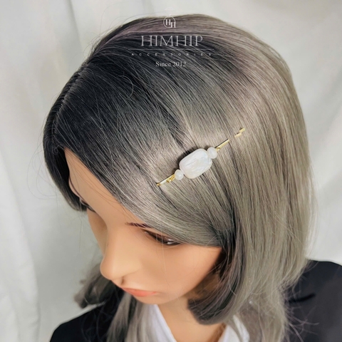 Kẹp Mái HimHip HKCC Phối Mặt Trai Dị Trai Sang Trọng 6x0.2cm