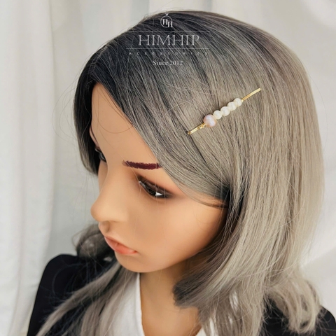 Kẹp Mái HimHip HKCC Phối Trai Thật Trắng 6li, Hồng 8li Sang Trọng 6x0.2cm