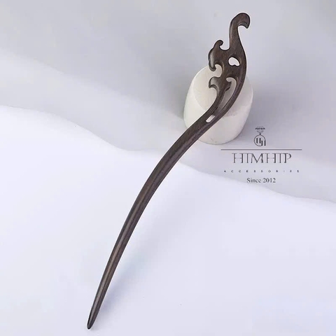 Trâm Cài HimHip Độc Mộc Thanh Yên Kèm Hộp 18.5cm